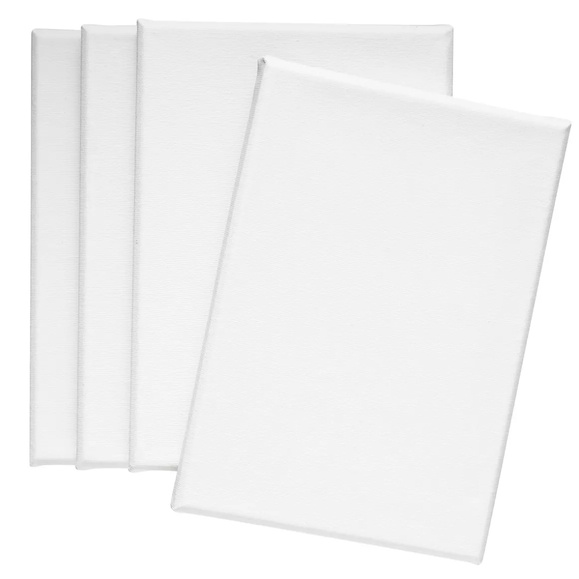 Stretched Canvas / lerret 4-pakning A5 – (148×210 mm) dybde 17 mm, 330 g/m²