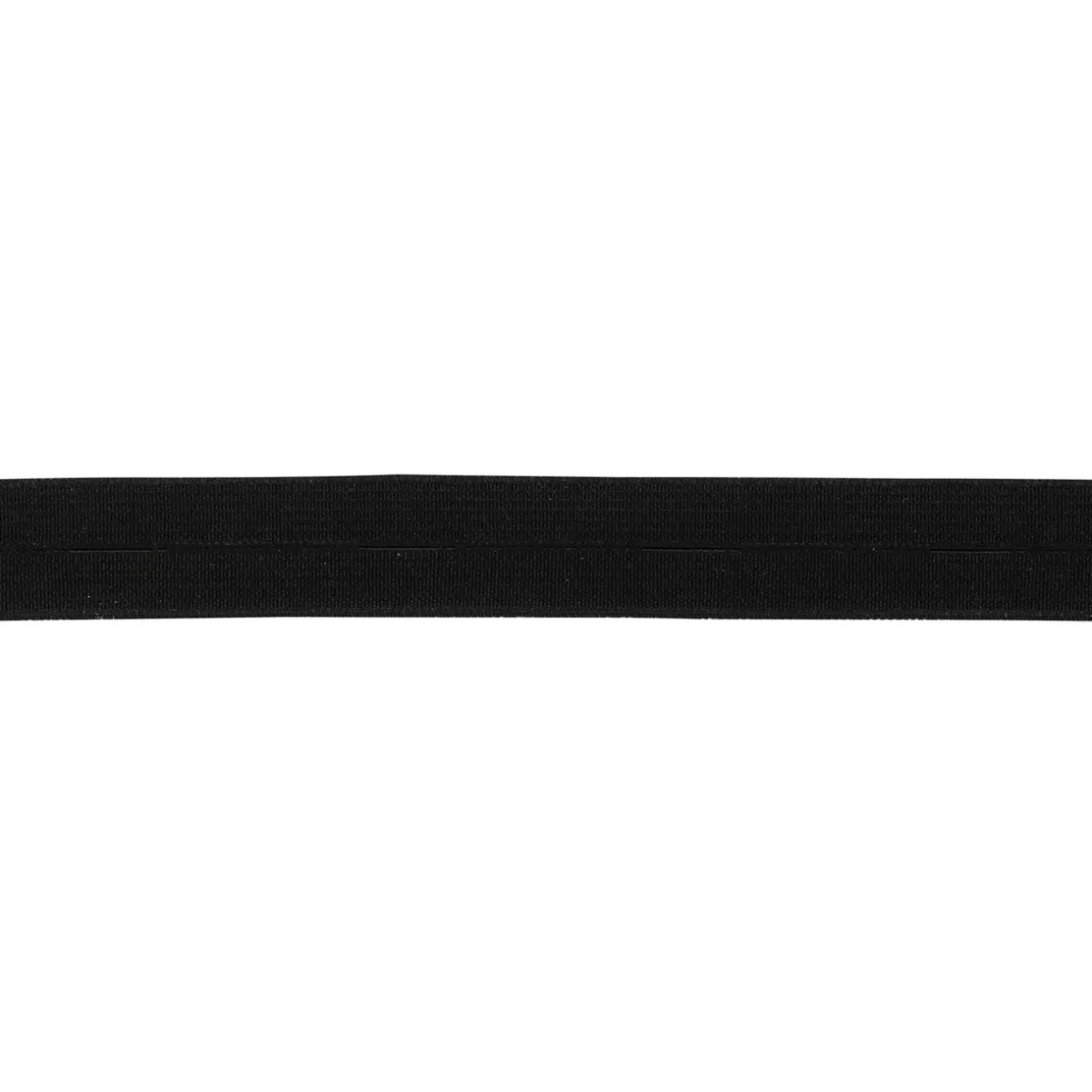 Strikkbånd knapphull Sort 18mm