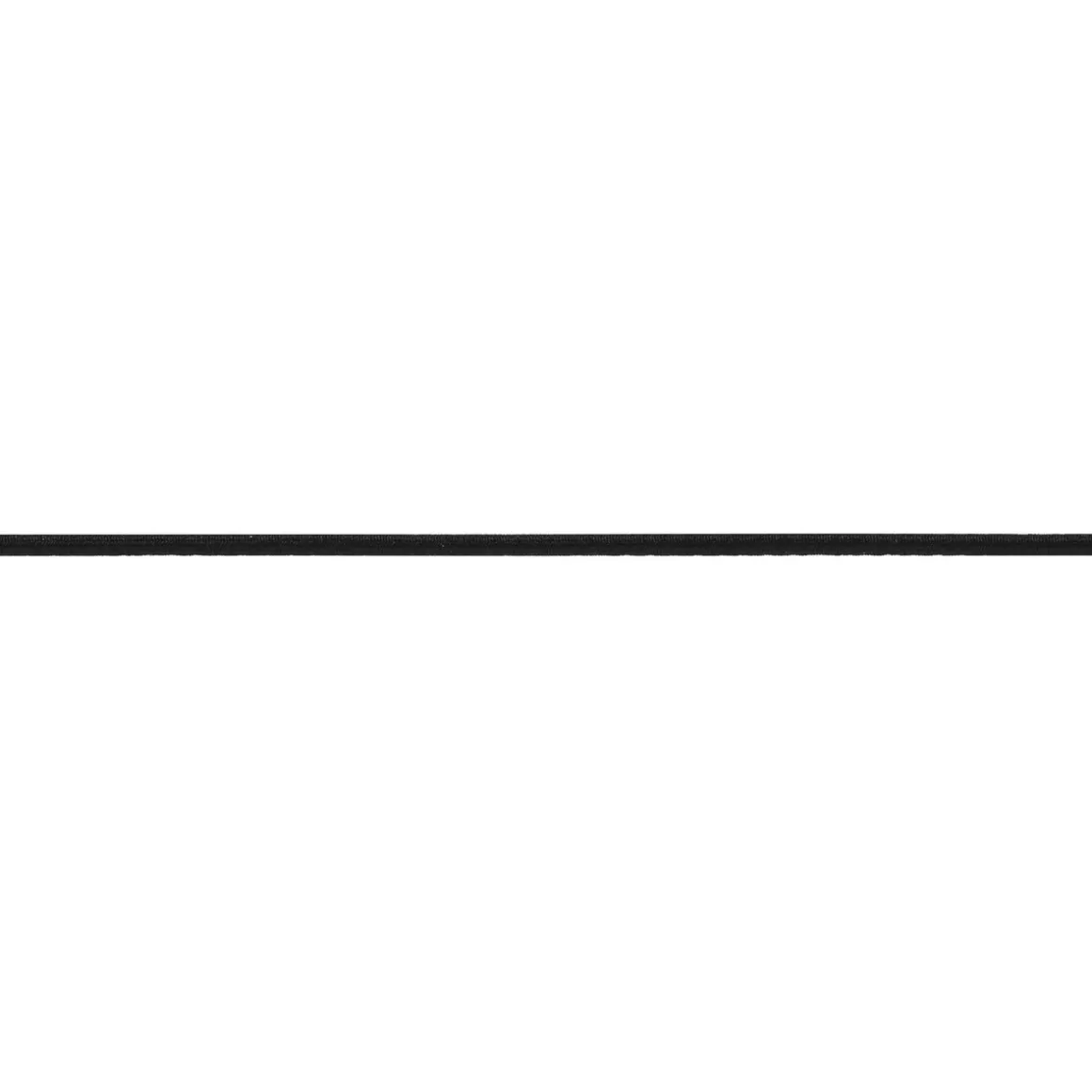 Strikksnor Sort Ø2,5 mm/3 m