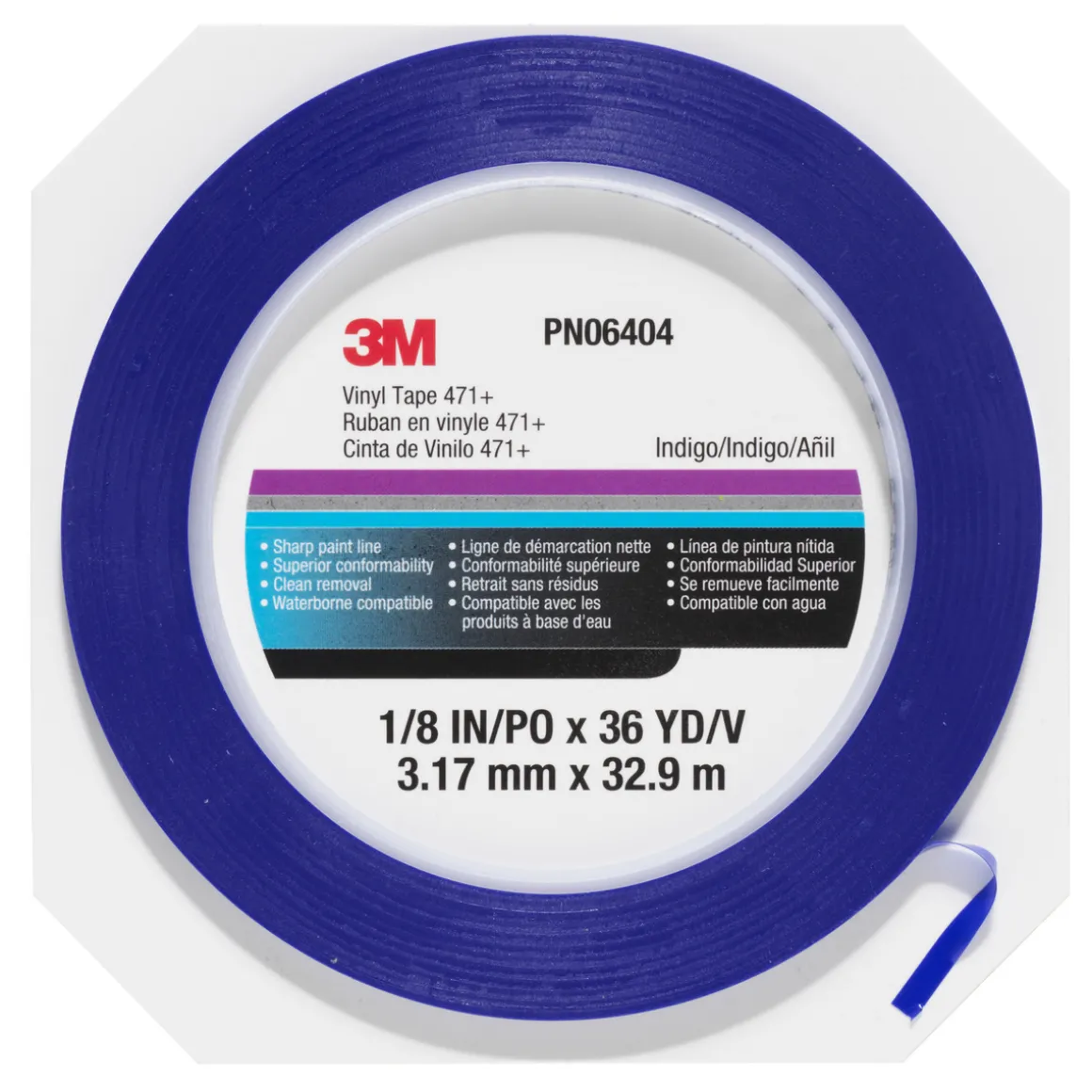 Striping tape 3,17 mm