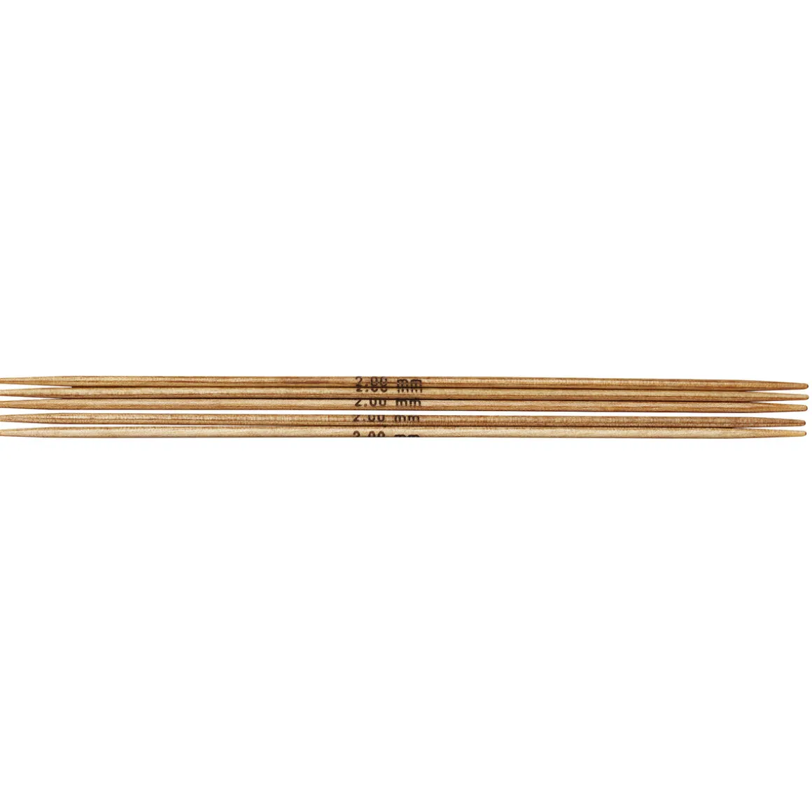 Strømpepinner bjørk 15 cm 2,0