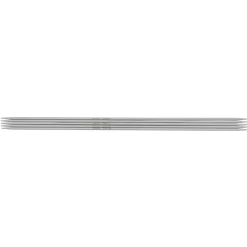 Strømpepinner, 5 stk. Lengde 20 cm Ø2,0 mm – aluminium