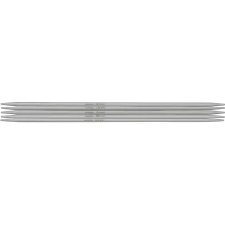 Strømpepinner, 5 stk. Lengde 20 cm Ø3,5 mm – aluminium