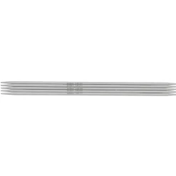 Strømpepinner, 5 stk. Lengde 20 cm Ø3,0 mm – aluminium