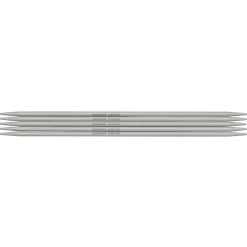 Strømpepinner, 5 stk. Lengde 20 cm Ø4,0 mm – aluminium