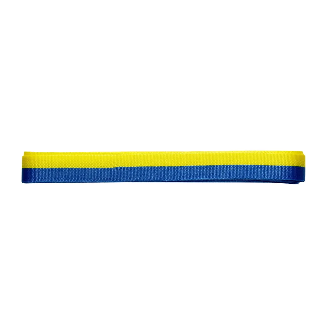 Sverigebånd med det svenske flaggets farger, 3 m langt og 10 mm bredt