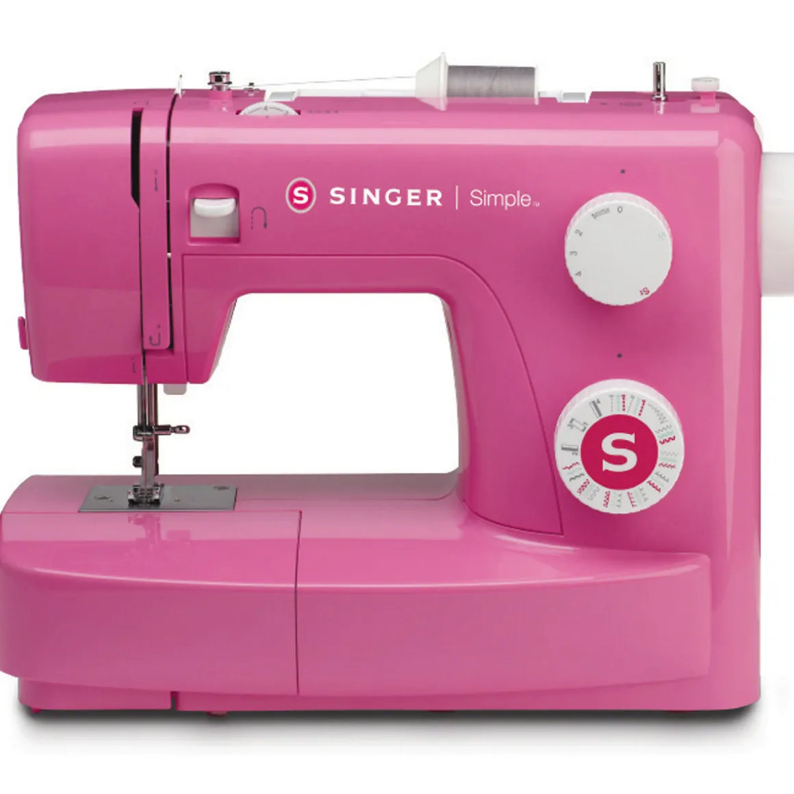Symaskin Singer Simple 3223R – enkel og pålitelig symaskin i rosa retrostil