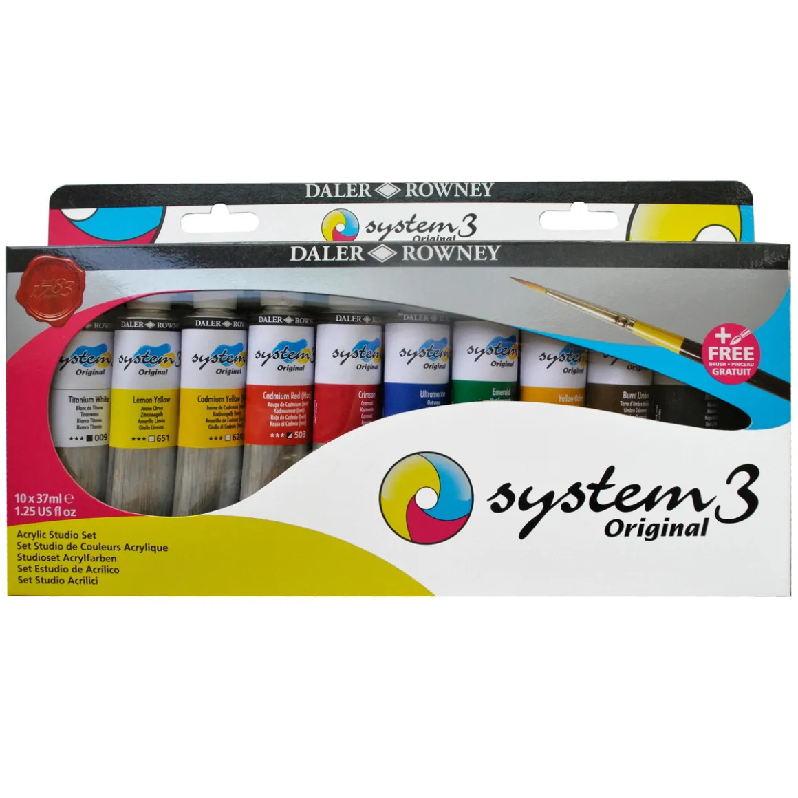 System3 Acrylic Studio Set 10x37 ml
