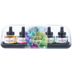 Talens Ecoline flytende vannmaling - Primary 5 x 30 ml