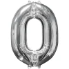 Tallballong 0 Sølv foil