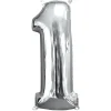 Tallballong 1 Sølv foil