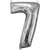 Tallballong 8 Sølv foil