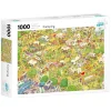 Tildas puslespill 1000 Camping, 1000 biter, 70×50 cm