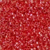 TOHO-perler 11/0 – 779 Salmon lined rainbow crystal