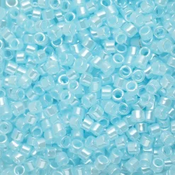 TOHO-perler 11/0 – blå aqua, 143 Ceylon aqua