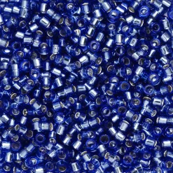 TOHO-perler 11/0 – blå safir, 35 Silver-lined sapphire