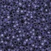 TOHO-perler 11/0 – blålilla frostet, 265FM Frosted metallic purple-lined crystal rainbow