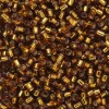 TOHO-perler 11/0 – brun silverline, 34 Silver-lined smoky topaz
