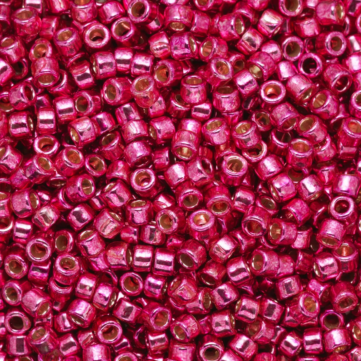 TOHO-perler 11/0 – cerise metallic, PF563 PF galvanized orchid