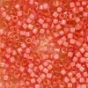 TOHO-perler 11/0 – ferskenglans, 925 IC light topaz/coral pink lined