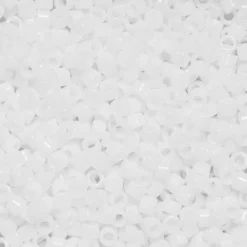 TOHO-perler 11/0 – hvit blank, 41 Opaque white