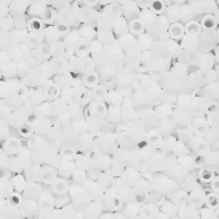 TOHO-perler 11/0 – hvit matt, 41F Opaque frosted white