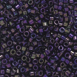 TOHO-perler 11/0 – lilla metallic, 85 Metallic iris purple