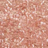 TOHO-perler 11/0 – lyserosa glans, 290 Transparent-lustered rose