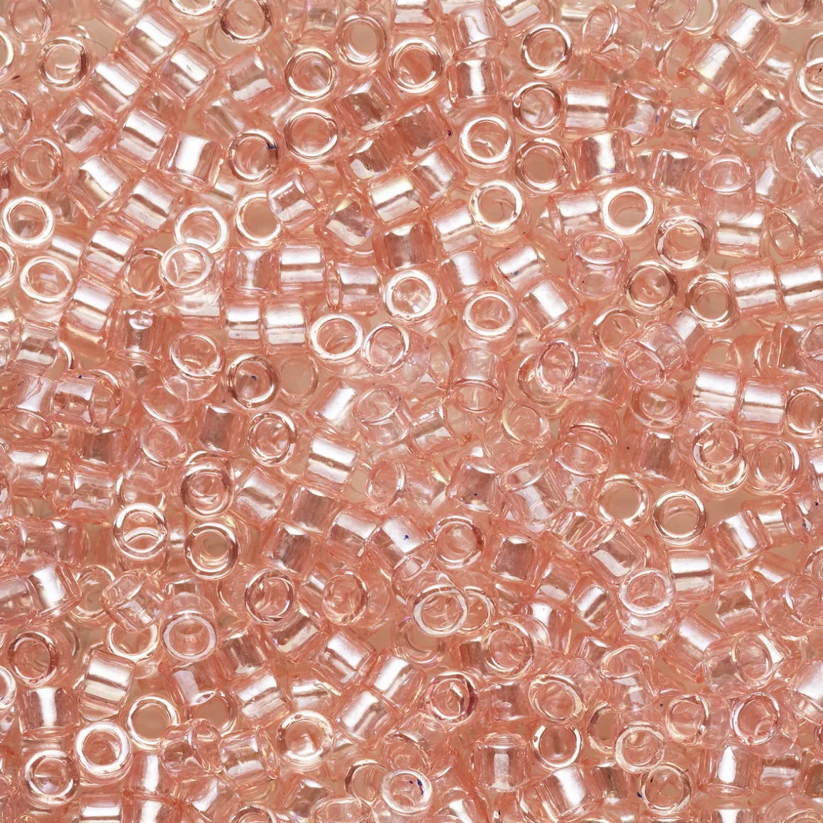 TOHO-perler 11/0 – lyserosa glans, 290 Transparent-lustered rose