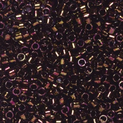 TOHO-perler 11/0 – mørk bronse metallic, 222 Metallic dark bronze