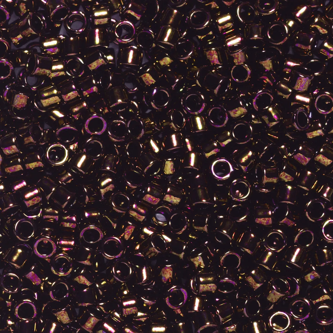 TOHO-perler 11/0 – mørk bronse metallic, 222 Metallic dark bronze
