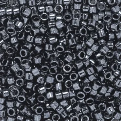 TOHO-perler 11/0 – mørkegrå metallic, 81 Metallic hematite