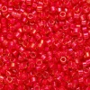TOHO-perler 11/0 – neonrød transparent, 979 Luminous lt topaz/neon pink-lined