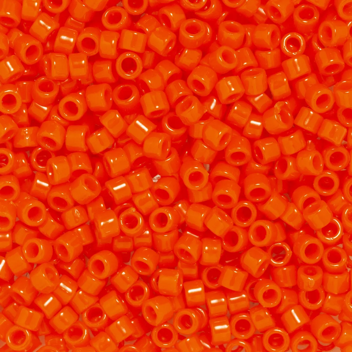 TOHO-perler 11/0 – oransje blank, 50 Opaque sunset orange