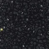 TOHO-perler 11/0 – svart blank, 49 Opaque jet black