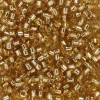 TOHO-perler 11/0 – topaz transparent, 22 Silverlined light topaz