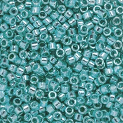 TOHO-perler 11/0 – turkis glans, 132 Opaque lustered turquoise