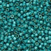 TOHO-perler 11/0 – turkis metallic matt, PF569F PF galvanized matte teal
