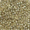 TOHO-perler runde 11/0 – aluminium, PF558 Permament finish galvanized aluminium