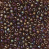 TOHO-perler runde 11/0 – blåbrun, 177F Transparent rainbow frosted smoky topaz