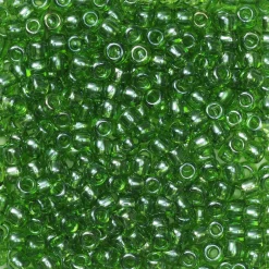 TOHO-perler runde 11/0 – grønn, 108 Transparent lustered peridot