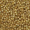 TOHO-perler runde 11/0 – gull, PF557 Permament finish galvanized gold