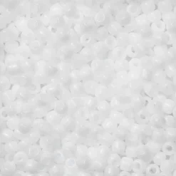 TOHO-perler runde 11/0 – hvit, 41 Opaque white