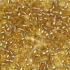 TOHO-perler runde 11/0 – klar topas, 22 Silver lined light topaz