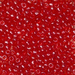 TOHO-perler runde 11/0 – lyserød, 109 Tropical sunset lined crystal luster