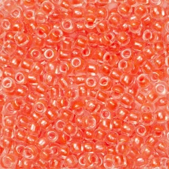 TOHO-perler runde 11/0 – neonoransje, 803 Luminous neon salmon