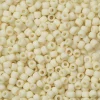 TOHO-perler runde 11/0 – offwhite, 51F Opaque frosted light beige