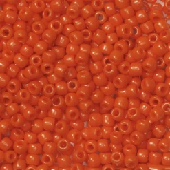 TOHO-perler runde 11/0 – oransje, 50 Opaque sunset orange
