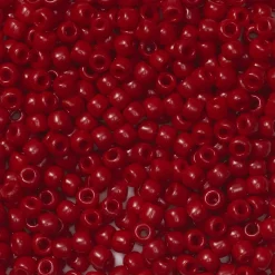 TOHO-perler runde 11/0 – rød, 45 Opaque pepper red