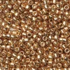 TOHO-perler runde 11/0 – roségull, PF551 Permament finish galvanized rose gold